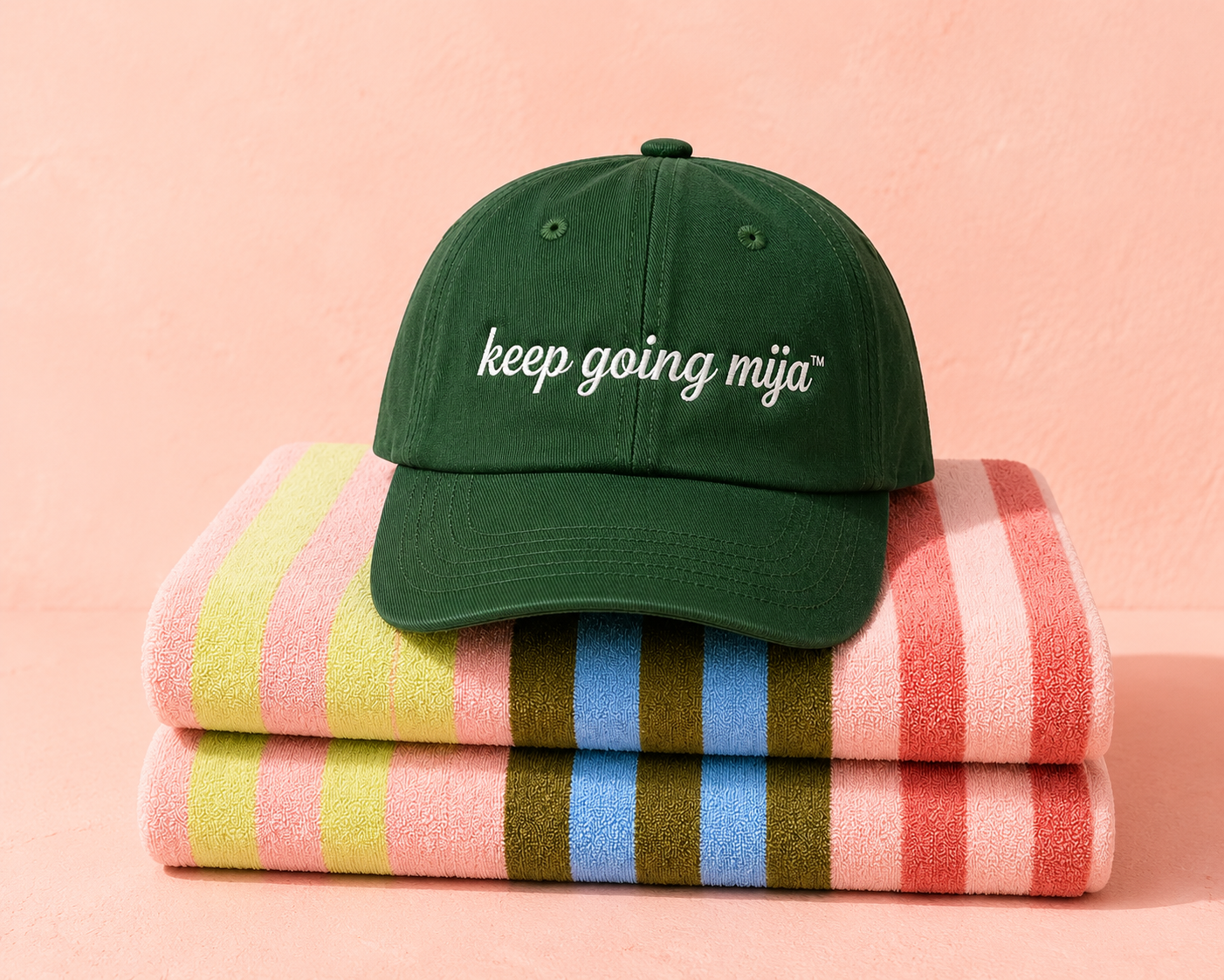 Keep Going, Mija™ Classic Dad Hat – Forest Green