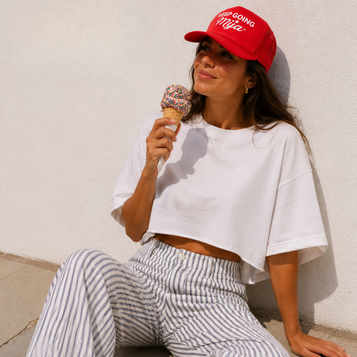 Keep Going, Mija™ Red Trucker Hat