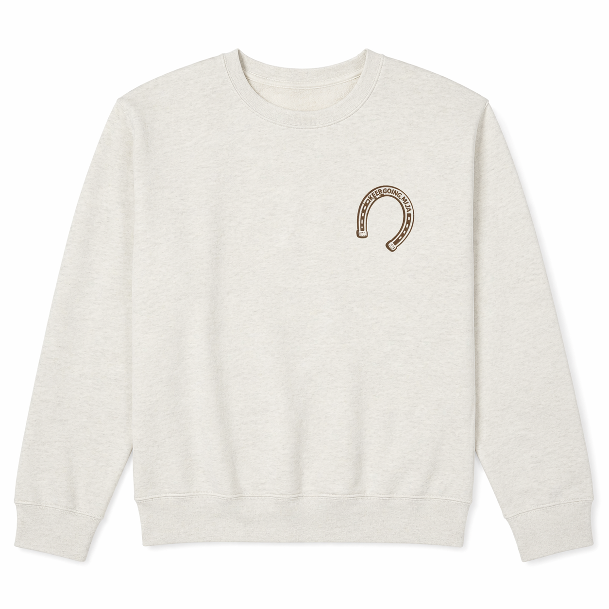Keep Going, Mija™ Classic Crewneck Sweatshirt – Vintage Western Graphic